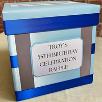 Birthday Raffle Ticket Box