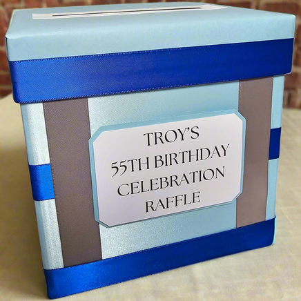 Birthday Raffle Ticket Box