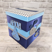 Ahoy, It's A Boy Nautical Baby Shower Card Box