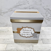 Baby Elephant Baby Shower Card Box