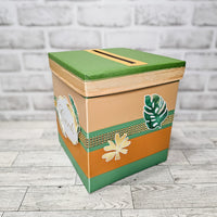 Sage & Gold Gender Neutral Baby Shower Card Box