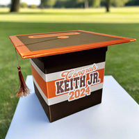 Orange Themed Style 1 Graduation Card Boxes