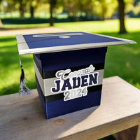 Dark Navy Style 1 Graduation Card Boxes