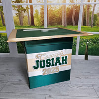 Hunter Green Style 1 Grad Card Boxes
