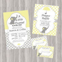 Little Peanut Baby Shower Decoration Pack - Yellow