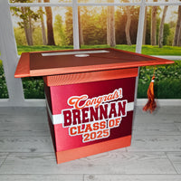 Maroon Style 3 Graduation Card Boxes