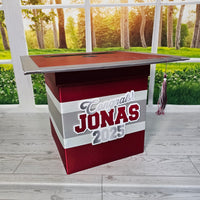 Maroon Style 1 Graduation Card Boxes