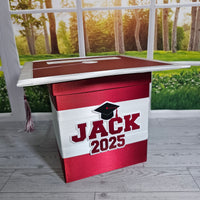 Maroon Style 1 Graduation Card Boxes
