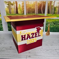 Maroon Style 1 Graduation Card Boxes
