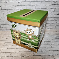 Safari Animal Baby Shower Card Box