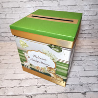 Safari Animal Baby Shower Card Box