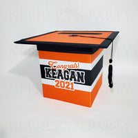 Orange Themed Style 1 Graduation Card Boxes