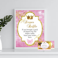 Little Princess Baby Shower Bundle, Pink and Gold