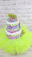 Butterfly Garden Fairy Tutu Diaper Cake