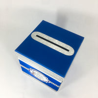 Royal Blue & Silver Little Prince Baby Shower Card Box