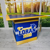 Royal Blue Style 3 Grad Card Boxes