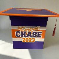 Orange Themed Style 1 Graduation Card Boxes