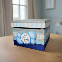 About to Pop, Bubbles Baby Shower Card Box