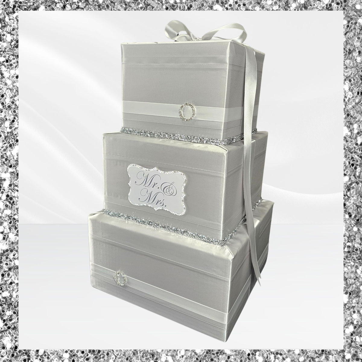 silver-wedding-card-box-