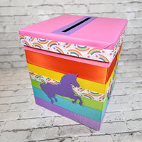 Unicorn Baby Shower Card Box