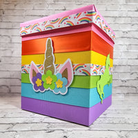 Unicorn Baby Shower Card Box