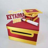 Maroon & Yellow Gold Class of 2021 Party Box