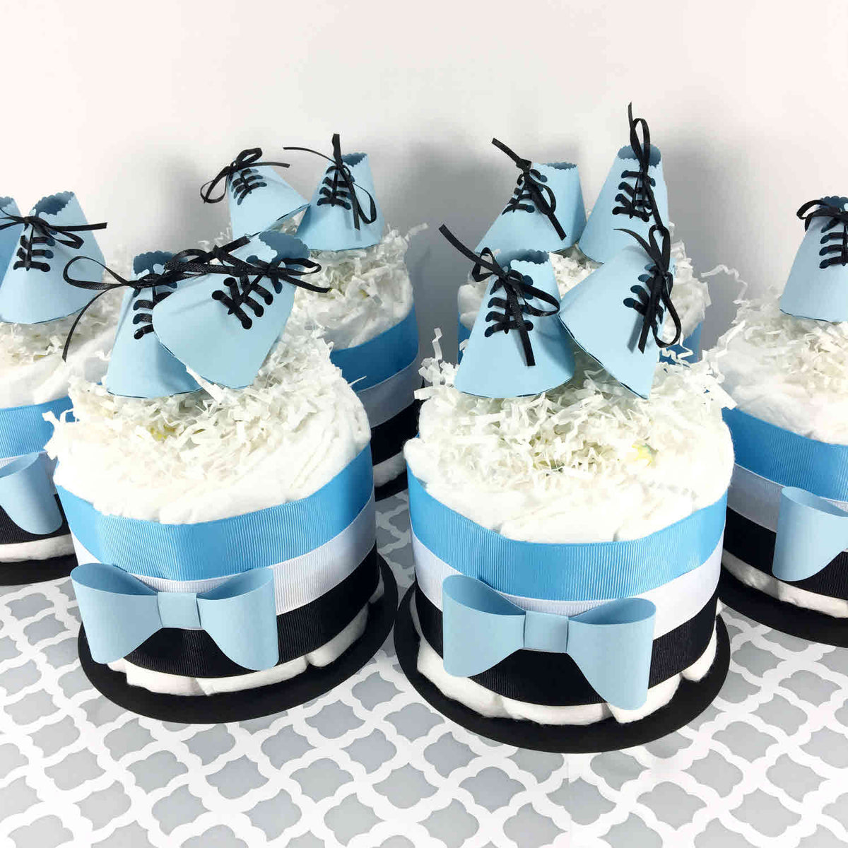 Themed Diaper Cake Ideas Golf Bag Diaper Cake Bow Ties And Dress