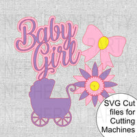 Baby Girl SVG Cutting FIles