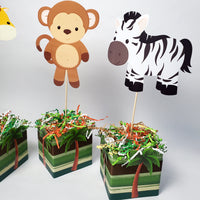 Jungle Safari Birthday Party Centerpieces