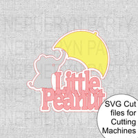 Little Peanut Cake Topper SVG Cutting FIle