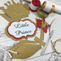 Little Prince Diaper Cake Kit - Red & Gold