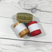 Little Prince Diaper Cake Kit - Red & Gold