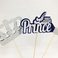 Little Prince Centerpiece Sticks - Navy