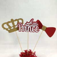 Red & Gold Little Prince Centerpiece Sticks
