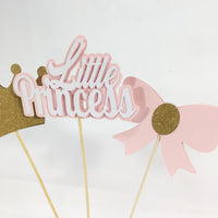 Little Princess Centerpiece Sticks - Light Pink