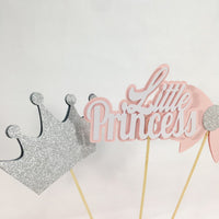 Little Princess Centerpiece Sticks - Light Pink
