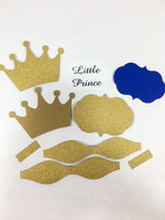 Little Prince Diaper Cake Kit - Royal Blue & Gold