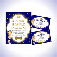 Prince Invite & Diaper Raffle Bundle