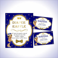 Prince Invite & Diaper Raffle Bundle