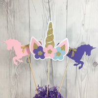 Unicorn Centerpiece Sticks