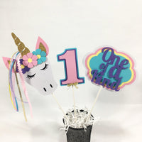 Unicorn Princess Centerpiece Sticks