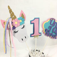 Unicorn Princess Centerpiece Sticks