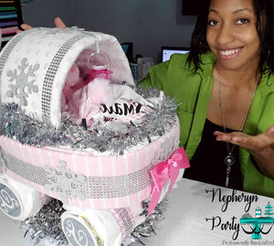 My First Time Making a Diaper Carriage!