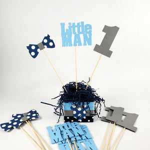 Boy Birthday Sticks & Toppers