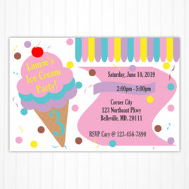 Girl Birthday Invites