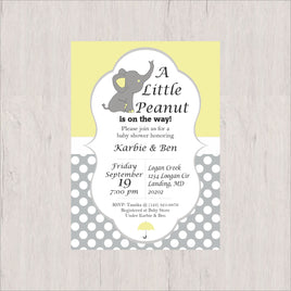 Neutral Baby Shower Invites