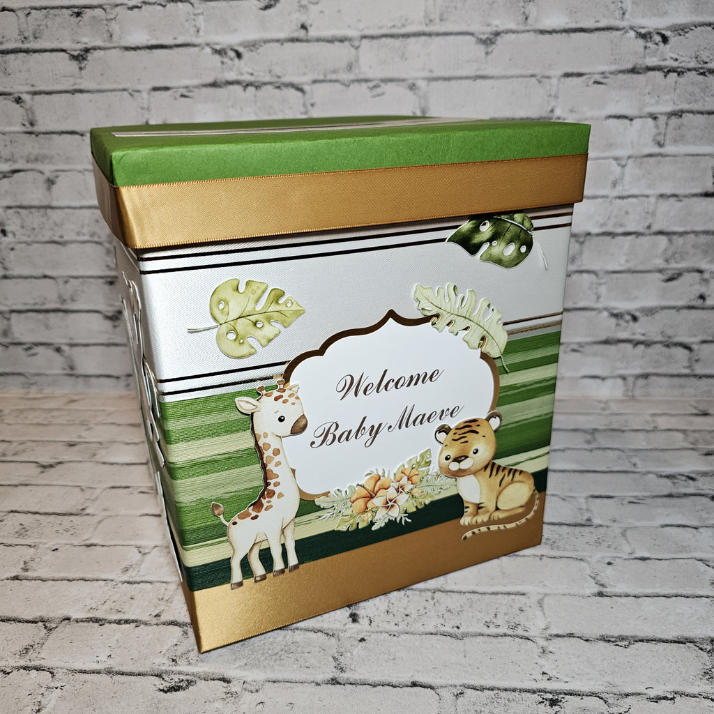 Gender Neutral Baby Shower Card Boxes