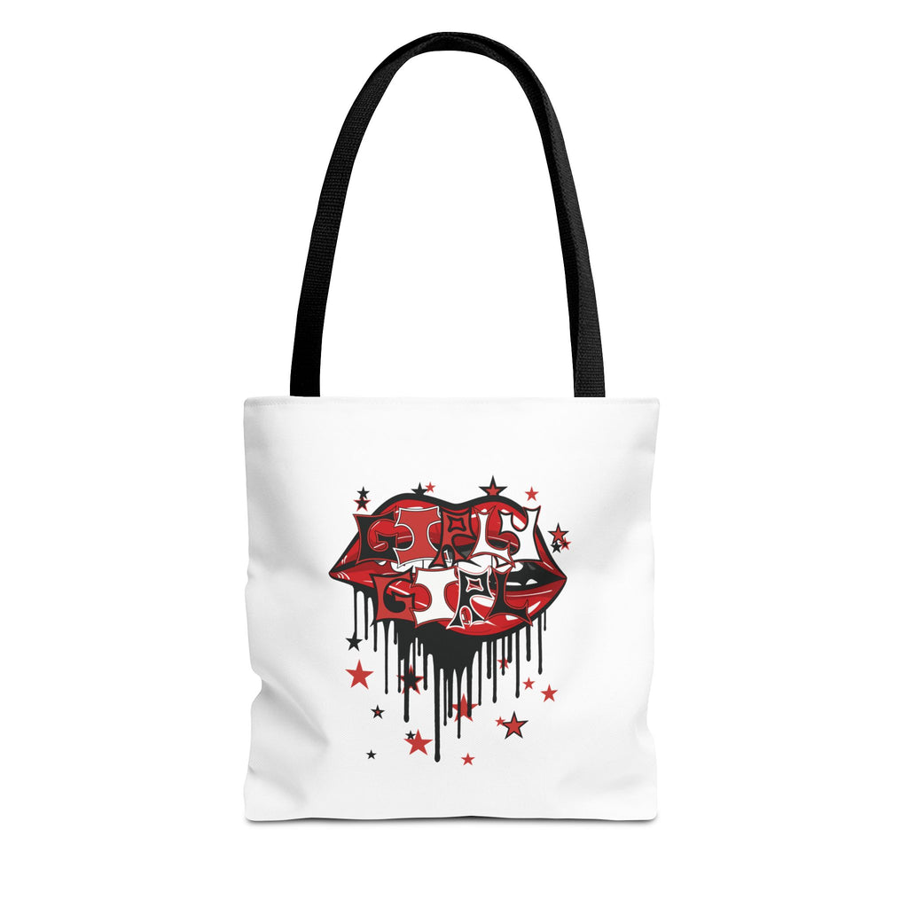 Red Girly Girl Tote Bag