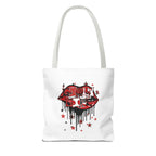 Red Girly Girl Tote Bag