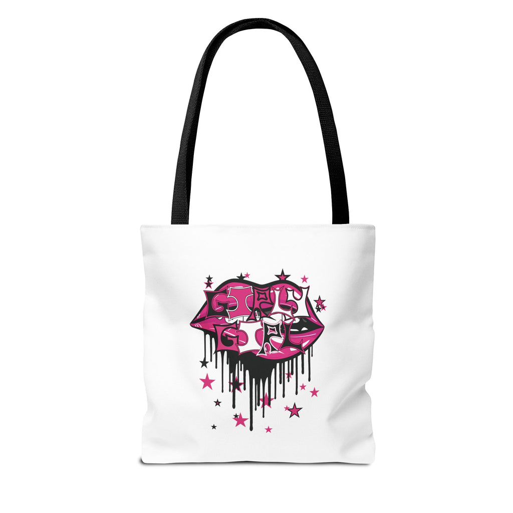 Pink Girly Girl Tote Bag